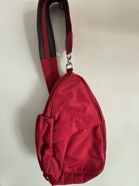 Norm Thompson Red Sling Crossbody Bag